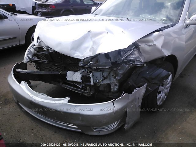 4T1BE32K65U051606 - 2005 TOYOTA CAMRY LE/XLE/SE ვერცხლისფერი ფოტო 6