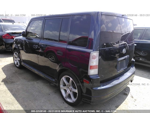 JTLKT324264115559 - 2006 TOYOTA SCION XB ლურჯი ფოტო 3