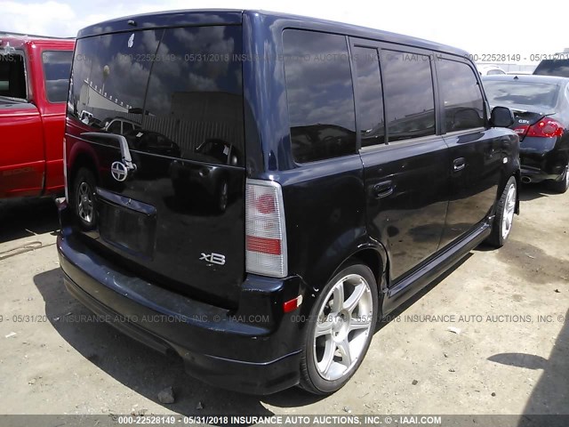 JTLKT324264115559 - 2006 TOYOTA SCION XB ლურჯი ფოტო 4