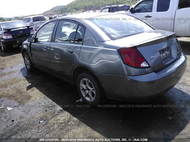 1G8AJ52F95Z103866 - 2005 SATURN ION LEVEL 2 GRAY photo 3