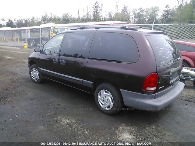 2B4GP44R9VR186299 - 1997 DODGE GRAND CARAVAN SE/SPORT PURPLE photo 3