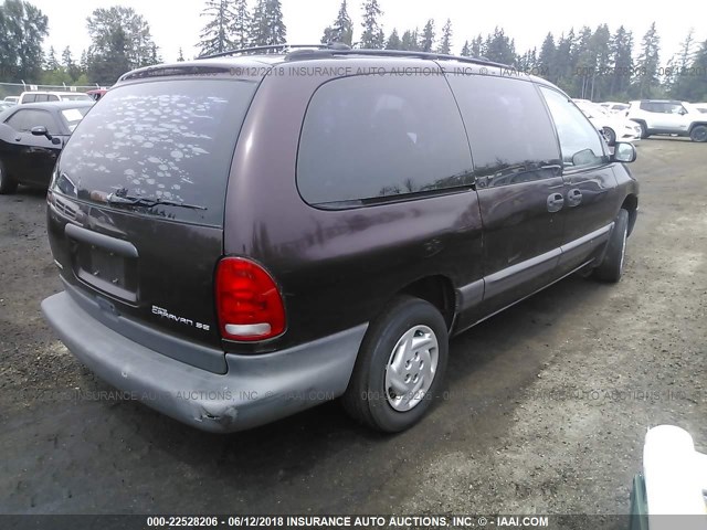 2B4GP44R9VR186299 - 1997 DODGE GRAND CARAVAN SE/SPORT PURPLE photo 4