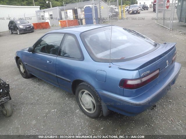 JH4DA9465MS003177 - 1991 ACURA INTEGRA GS BLUE photo 3