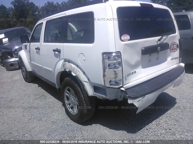 1D4PT2GKXBW518404 - 2011 DODGE NITRO SE WHITE photo 6