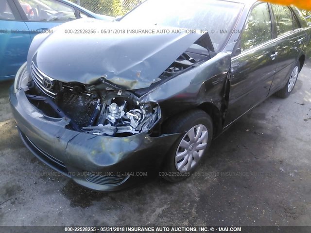 4T1BE32K25U065471 - 2005 TOYOTA CAMRY LE/XLE/SE მწვანე ფოტო 6