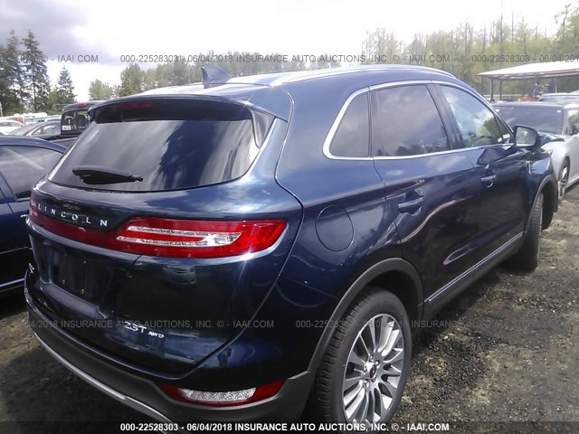 5LMTJ3DH6HUL71043 - 2017 LINCOLN MKC RESERVE Mavi foto 4