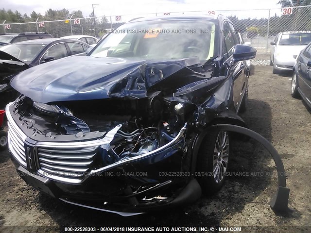 5LMTJ3DH6HUL71043 - 2017 LINCOLN MKC RESERVE Mavi foto 6
