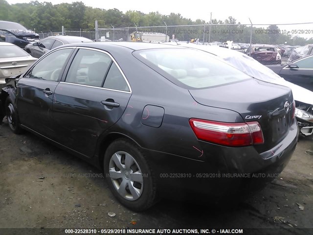 4T1BE46K08U790460 - 2008 TOYOTA CAMRY CE/LE/XLE/SE GRAY photo 3