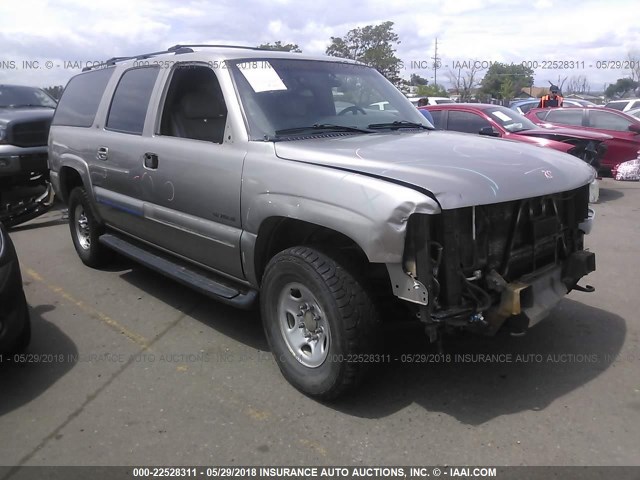 3GNGK26U1YG179937 - 2000 CHEVROLET SUBURBAN K2500 GRAY photo 1