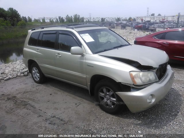 JTEHF21A030132468 - 2003 TOYOTA HIGHLANDER LIMITED GOLD photo 1