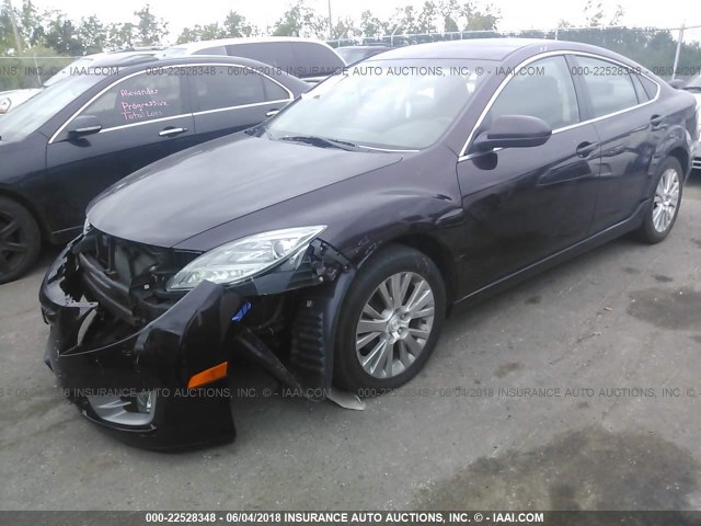 1YVHZ8CH0A5M41117 - 2010 MAZDA 6 I Фіолетовий фото 2