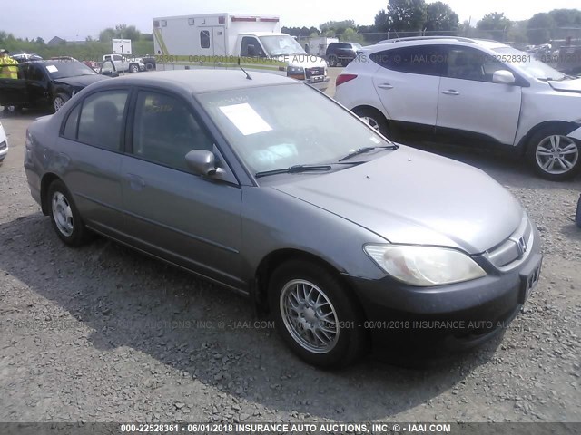 JHMES966X4S004761 - 2004 HONDA CIVIC HYBRID SILVER photo 1