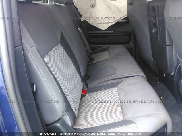 5TFRM5F17FX088781 - 2015 TOYOTA TUNDRA DOUBLE CAB SR/SR5 BLUE photo 8