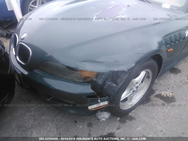 4USCH7329WLD15122 - 1998 BMW Z3 1.9 GREEN photo 6