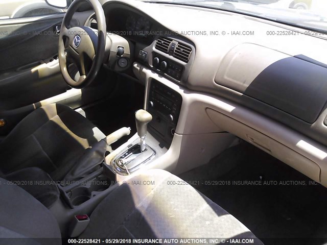 1YVGF22C925274071 - 2002 MAZDA 626 LX GOLD photo 5