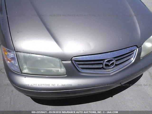 1YVGF22C925274071 - 2002 MAZDA 626 LX GOLD photo 6