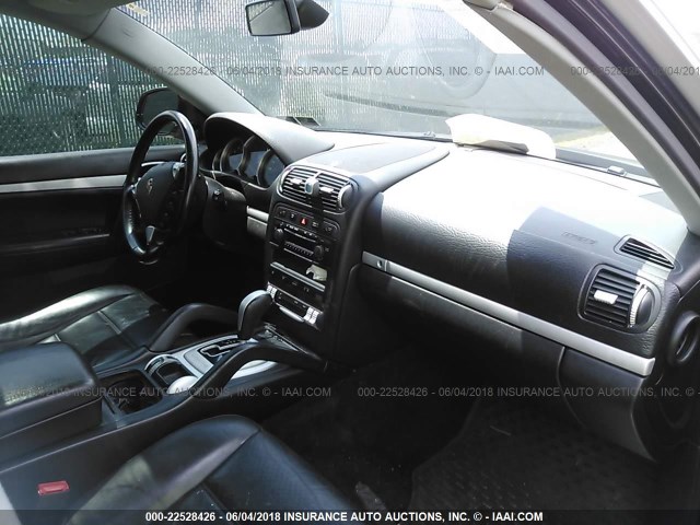 WP1AB29P36LA63027 - 2006 PORSCHE CAYENNE S BLACK photo 5