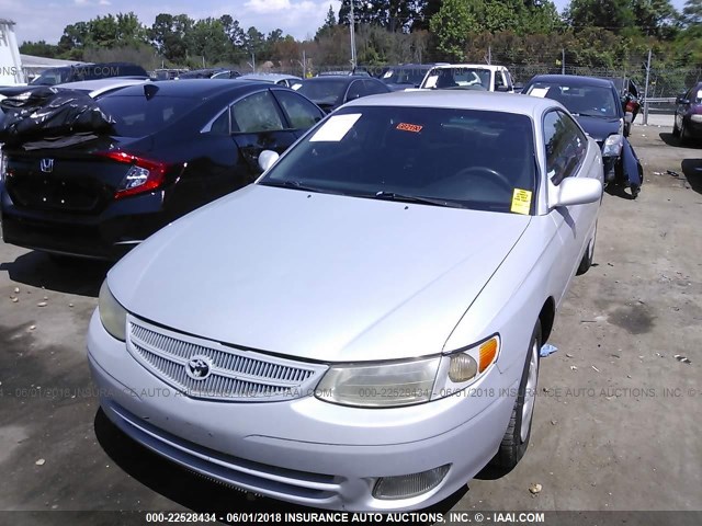 2T1CG22P1YC335980 - 2000 TOYOTA CAMRY SOLARA SE SILVER photo 6