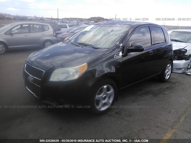 KL1TD6DE3AB135769 - 2010 CHEVROLET AVEO LS/LT 黑色 照片 2