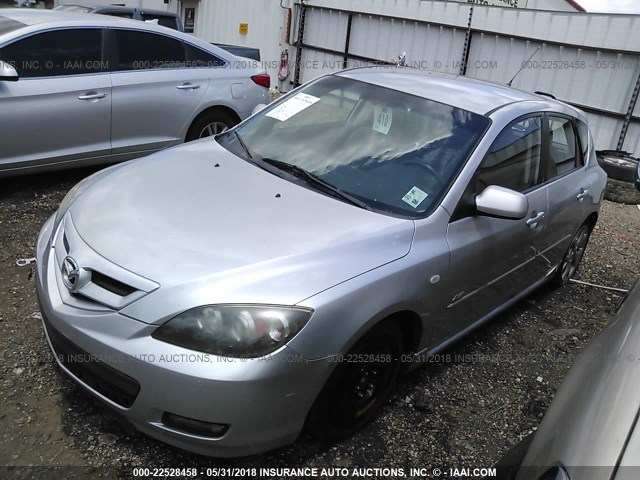 JM1BK343071689759 - 2007 MAZDA 3 HATCHBACK SILVER photo 2