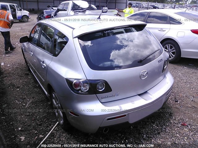 JM1BK343071689759 - 2007 MAZDA 3 HATCHBACK SILVER photo 3