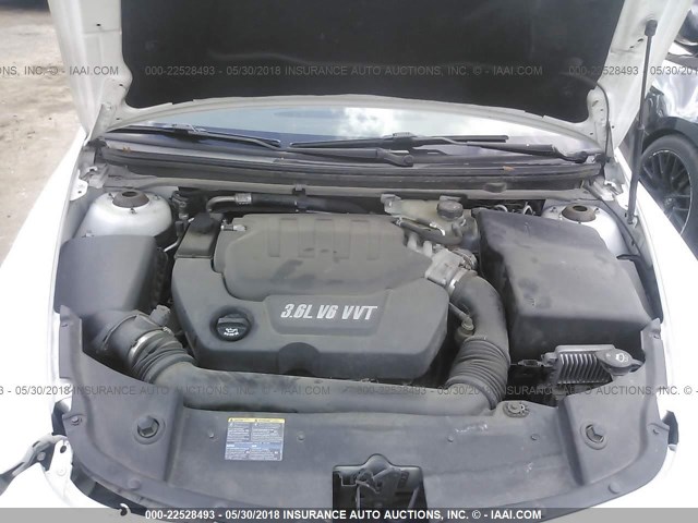 1G1ZK57749F109744 - 2009 CHEVROLET MALIBU LTZ 白色 照片 10