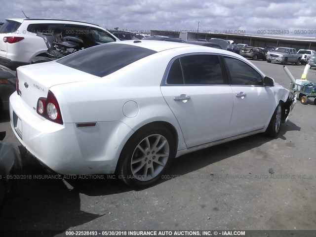 1G1ZK57749F109744 - 2009 CHEVROLET MALIBU LTZ 白色 照片 4