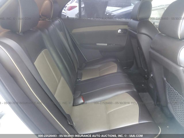 1G1ZK57749F109744 - 2009 CHEVROLET MALIBU LTZ 白色 照片 8