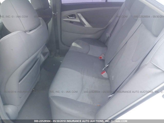 4T1BE46K48U771166 - 2008 TOYOTA CAMRY CE/LE/XLE/SE WHITE photo 8