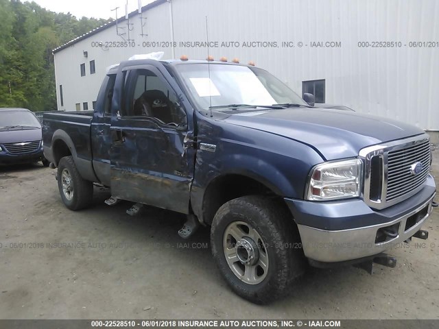 1FTWX31PX6EA70393 - 2006 FORD F350 SRW SUPER DUTY BLUE photo 1