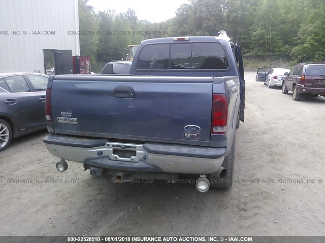 1FTWX31PX6EA70393 - 2006 FORD F350 SRW SUPER DUTY BLUE photo 8