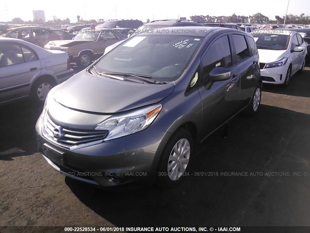 3N1CE2CP0GL357343 - 2016 NISSAN VERSA NOTE S/S PLUS/SV/SL/SR GRAY photo 2