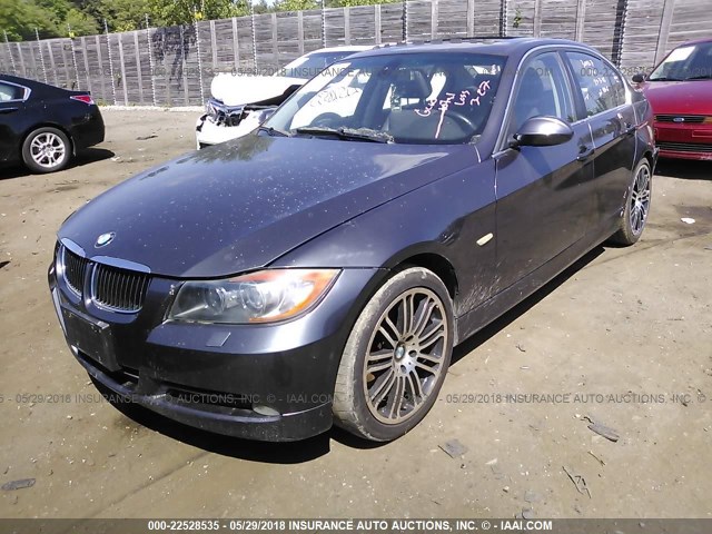 WBAVD33516KL52081 - 2006 BMW 330 XI BLUE photo 2