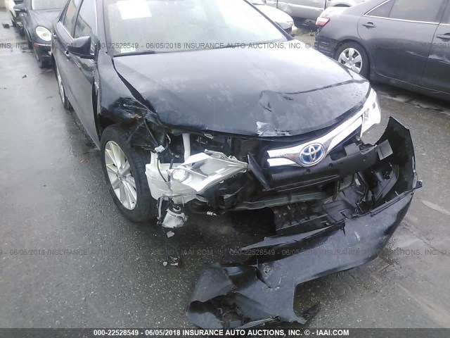 4T1BD1FKXCU039604 - 2012 TOYOTA CAMRY HYBRID/LE/XLE 黑色 照片 6