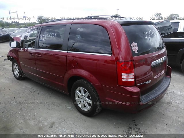 2A8HR54P48R713085 - 2008 CHRYSLER TOWN & COUNTRY TOURING MAROON photo 3