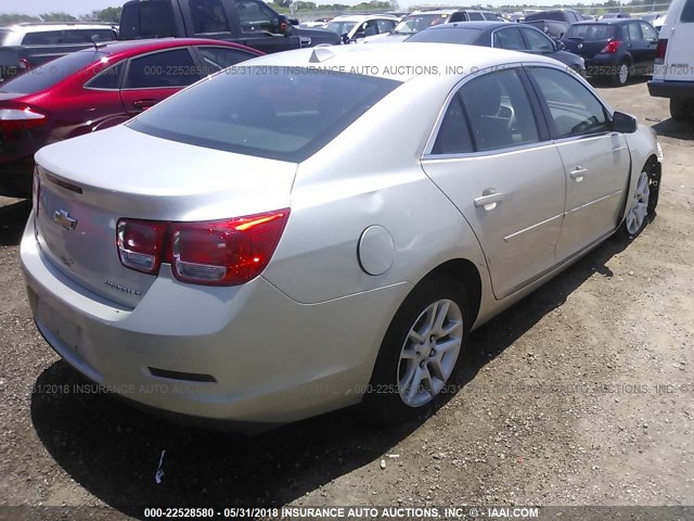 1G11C5SL2EF213271 - 2014 CHEVROLET MALIBU 1LT GOLD photo 4