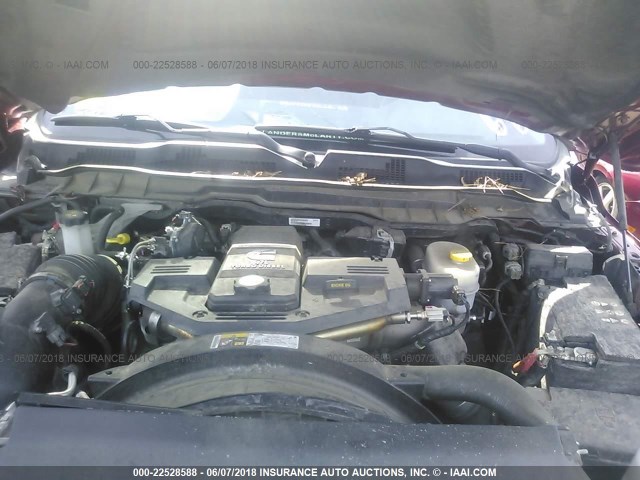 3C6UR5CL2FG558423 - 2015 RAM 2500 ST RED photo 10