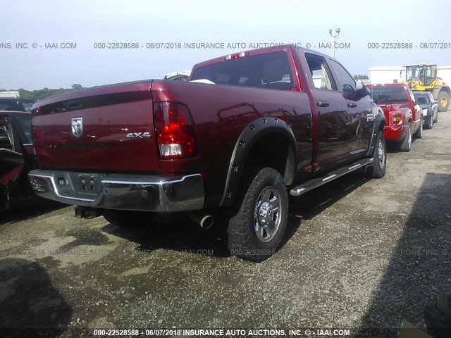 3C6UR5CL2FG558423 - 2015 RAM 2500 ST RED photo 4