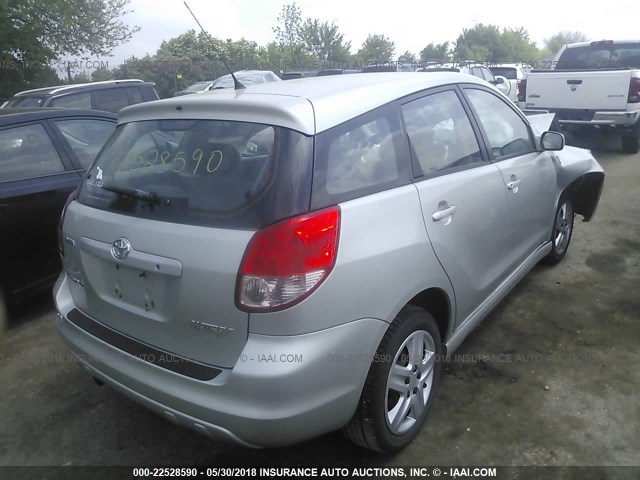 2T1LR32E83C128431 - 2003 TOYOTA COROLLA MATRIX XR SILVER photo 4