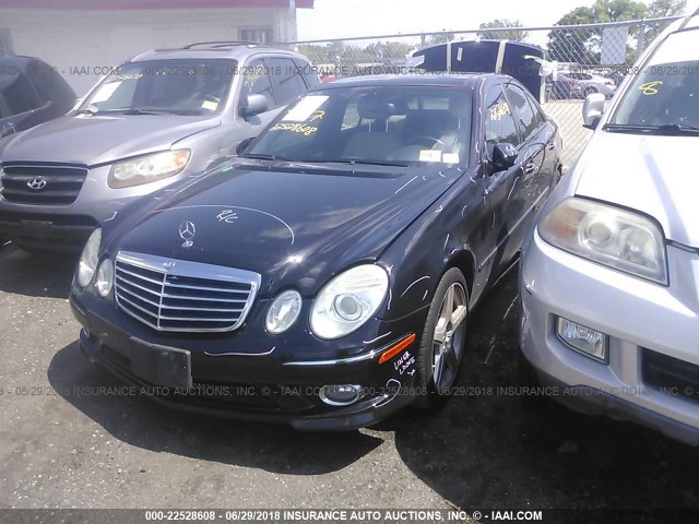 WDBUF56XX7B033487 - 2007 MERCEDES-BENZ E 350 BLACK photo 2