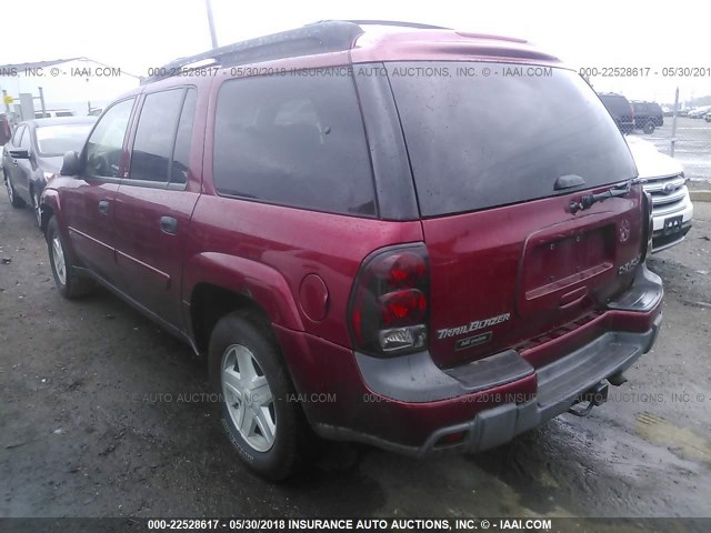 1GNET16S136171182 - 2003 CHEVROLET TRAILBLAZER EXT RED photo 3