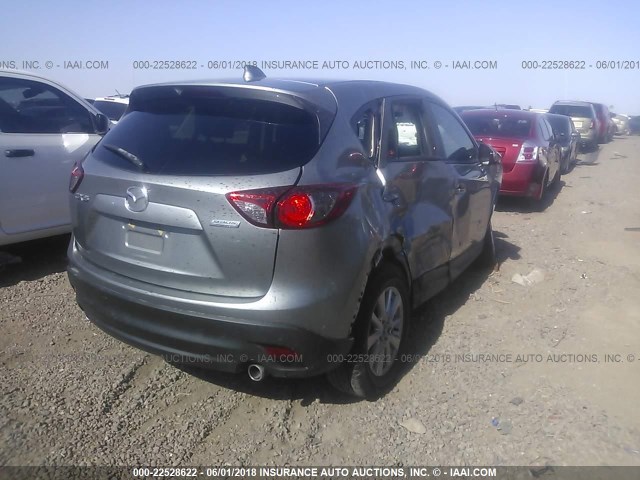 JM3KE2CY5F0472038 - 2015 MAZDA CX-5 TOURING GRAY photo 4