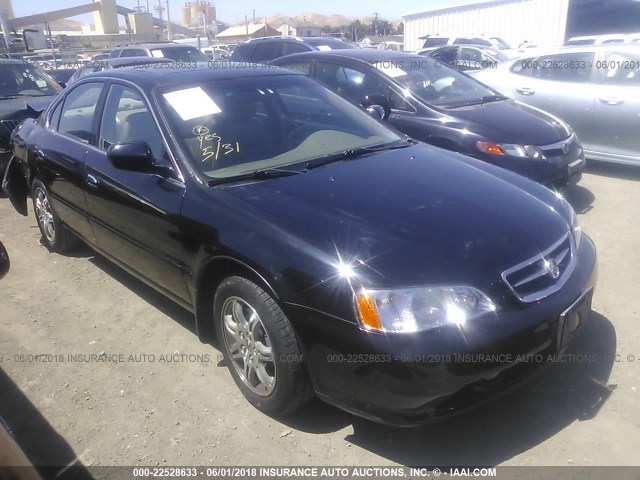 19UUA5669YA025736 - 2000 ACURA 3.2TL BLACK photo 1