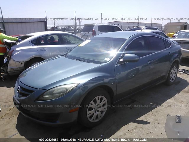 1YVHZ8BH8C5M02554 - 2012 MAZDA 6 I Светло-синий фото 2