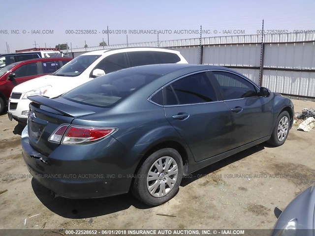 1YVHZ8BH8C5M02554 - 2012 MAZDA 6 I Светло-синий фото 4