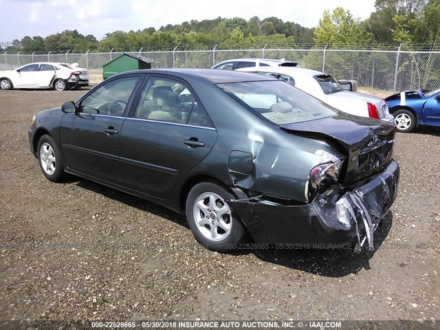 4T1BE32K23U228360 - 2003 TOYOTA CAMRY LE/XLE/SE GREEN photo 3