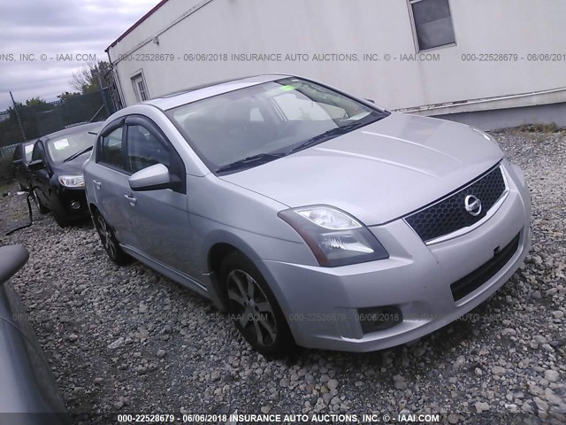 3N1AB6AP5BL719153 - 2011 NISSAN SENTRA 2.0/2.0S/SR/2.0SL SILVER photo 1