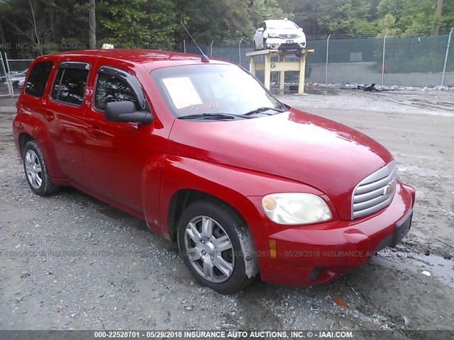 3GNCA13B59S619395 - 2009 CHEVROLET HHR LS RED photo 1