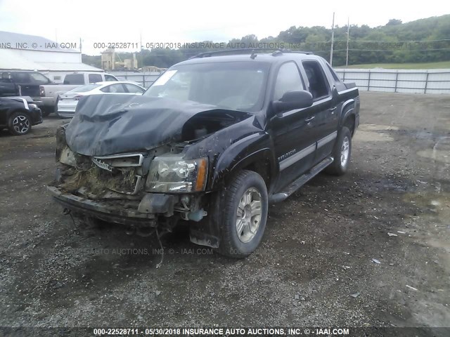 3GNVKFE02AG161241 - 2010 CHEVROLET AVALANCHE LT BLACK photo 2