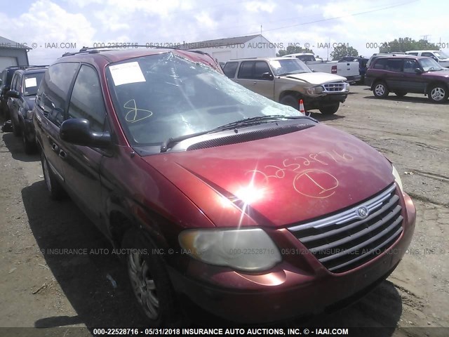 2C4GP54L55R391378 - 2005 CHRYSLER TOWN & COUNTRY TOURING MAROON photo 1